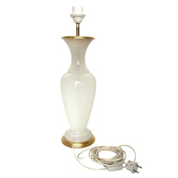 Bordslampa Fratelli Ferro Murano Opalin glas, Italien