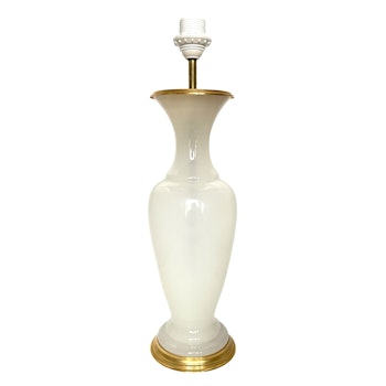 Bordslampa Fratelli Ferro Murano Opalin glas, Italien
