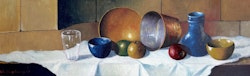 Karl-Erik Hagberg ( Sverige 1919-1999), Oljemålning på duk, Signerad