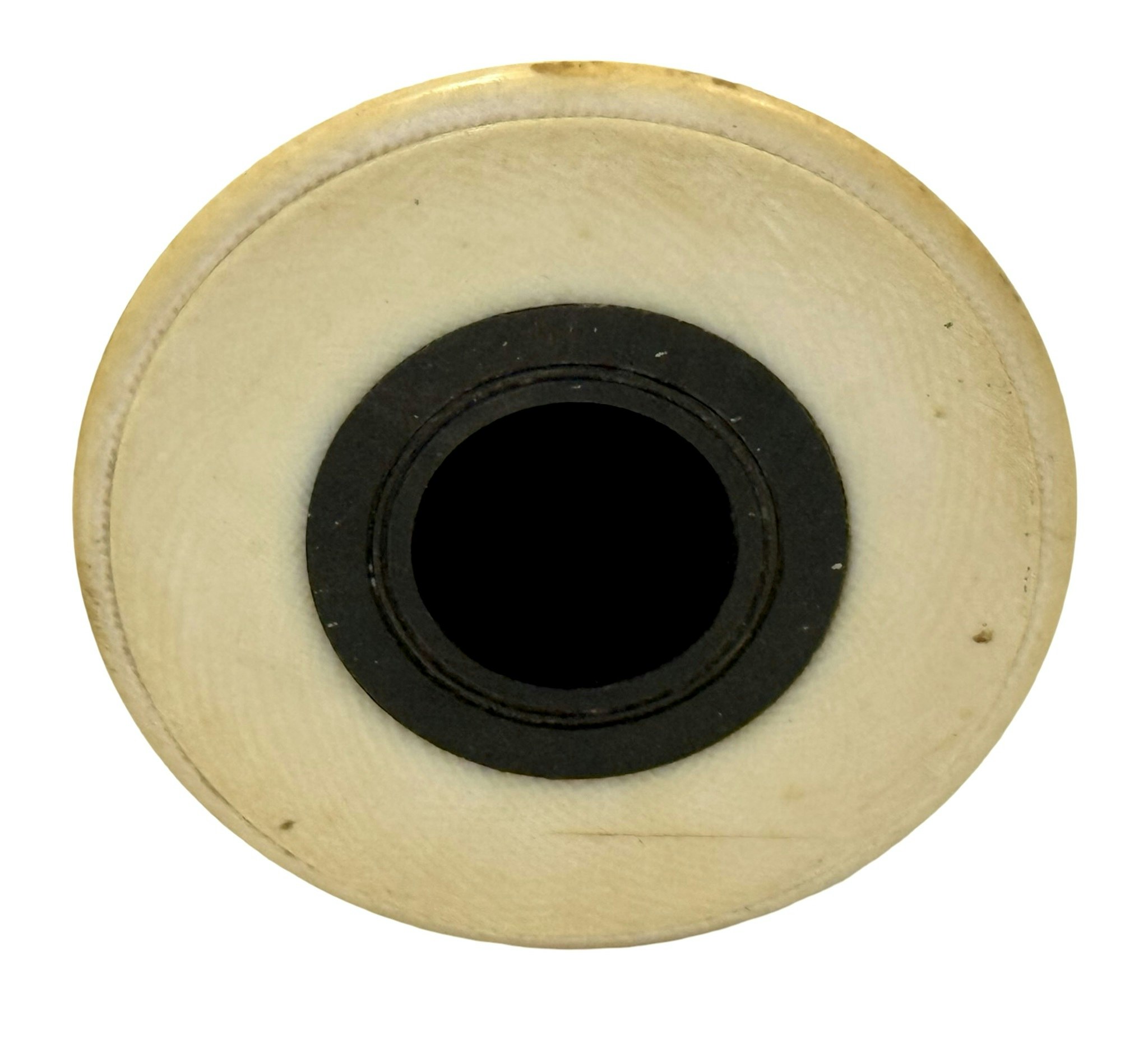 Antik högkvalitativ Skotska säckpipa elfenben med lång svart trä chanter, 1800-talet