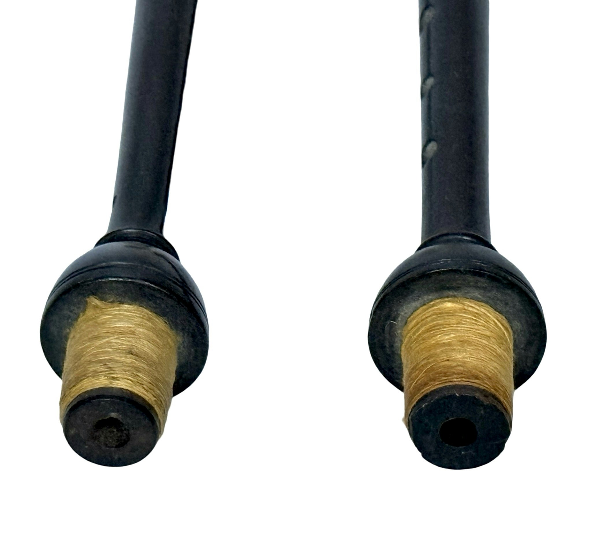 Antik högkvalitativ Skotska säckpipa elfenben med lång svart trä chanter, 1800-talet