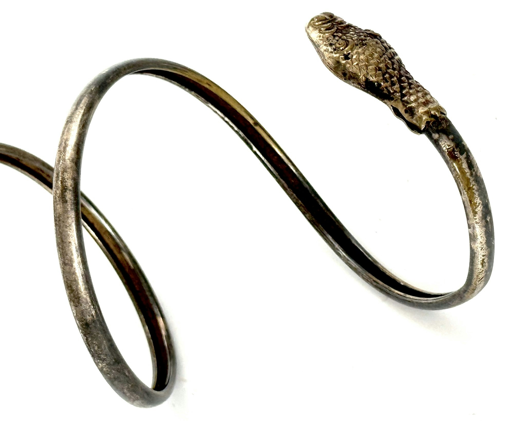 Antik Ormformat silver armband