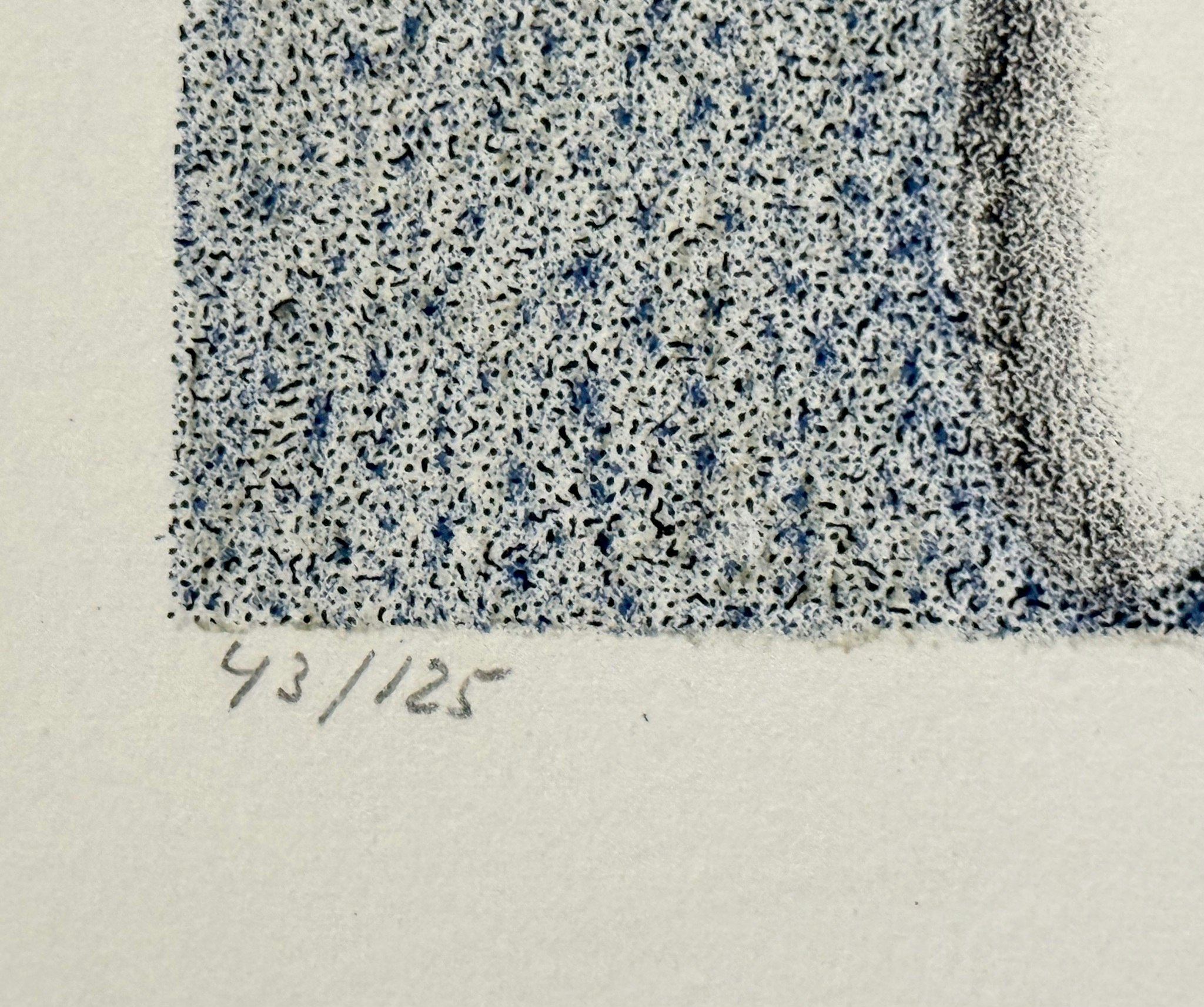 Uno Svensson ( Sverige 1929-2012). Litografi 43/125, signerad och daterad -92