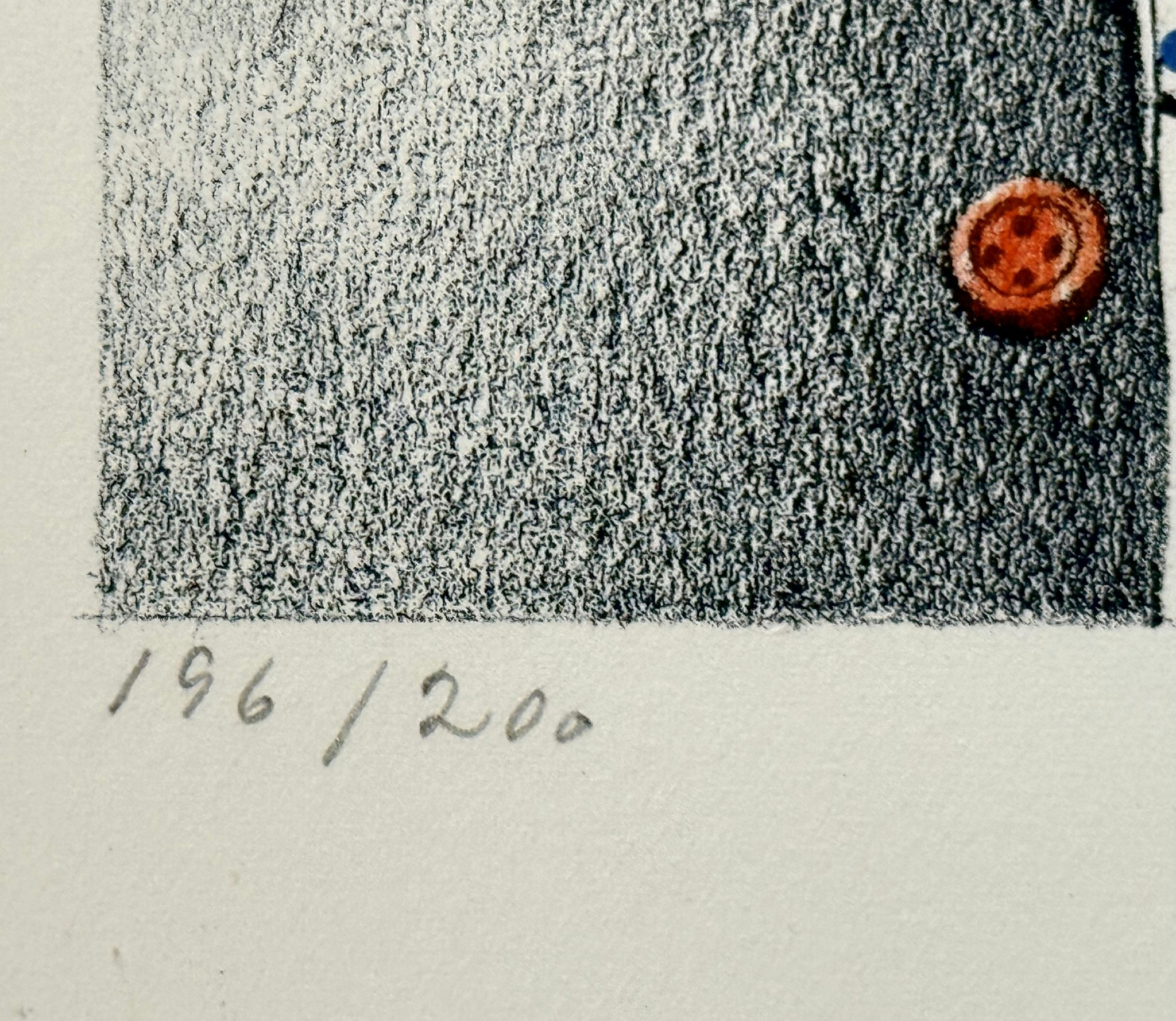Uno Svensson ( Sverige 1929-2012). Litografi 196/200, signerad och daterad -87