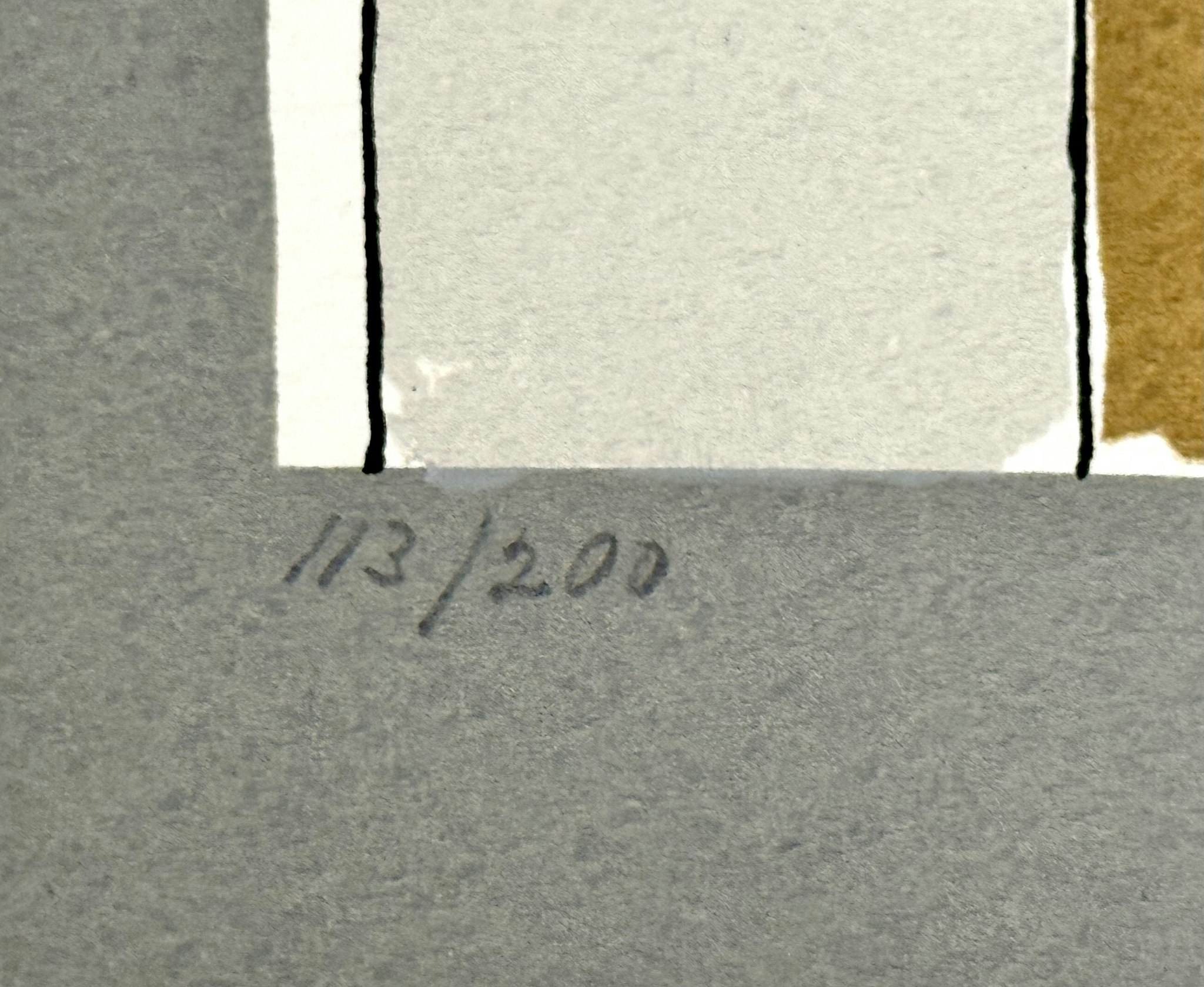 Uno Svensson ( Sverige 1929-2012). Litografi 113/200, signerad och daterad -92