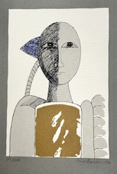 Uno Svensson ( Sverige 1929-2012). Litografi 113/200, signerad och daterad -92