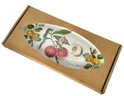 Oval tallrik i porslin, Susan Williams-Ellis, Portmeirion, England