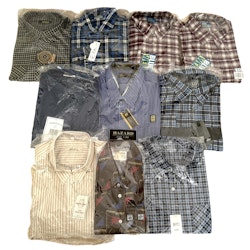 10 st, Blue Wear, Lord Joe, André Leon, m.m. skjortor xxl