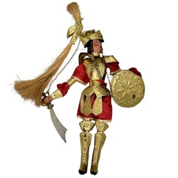 Vintage Sicilian puppet knight soldier