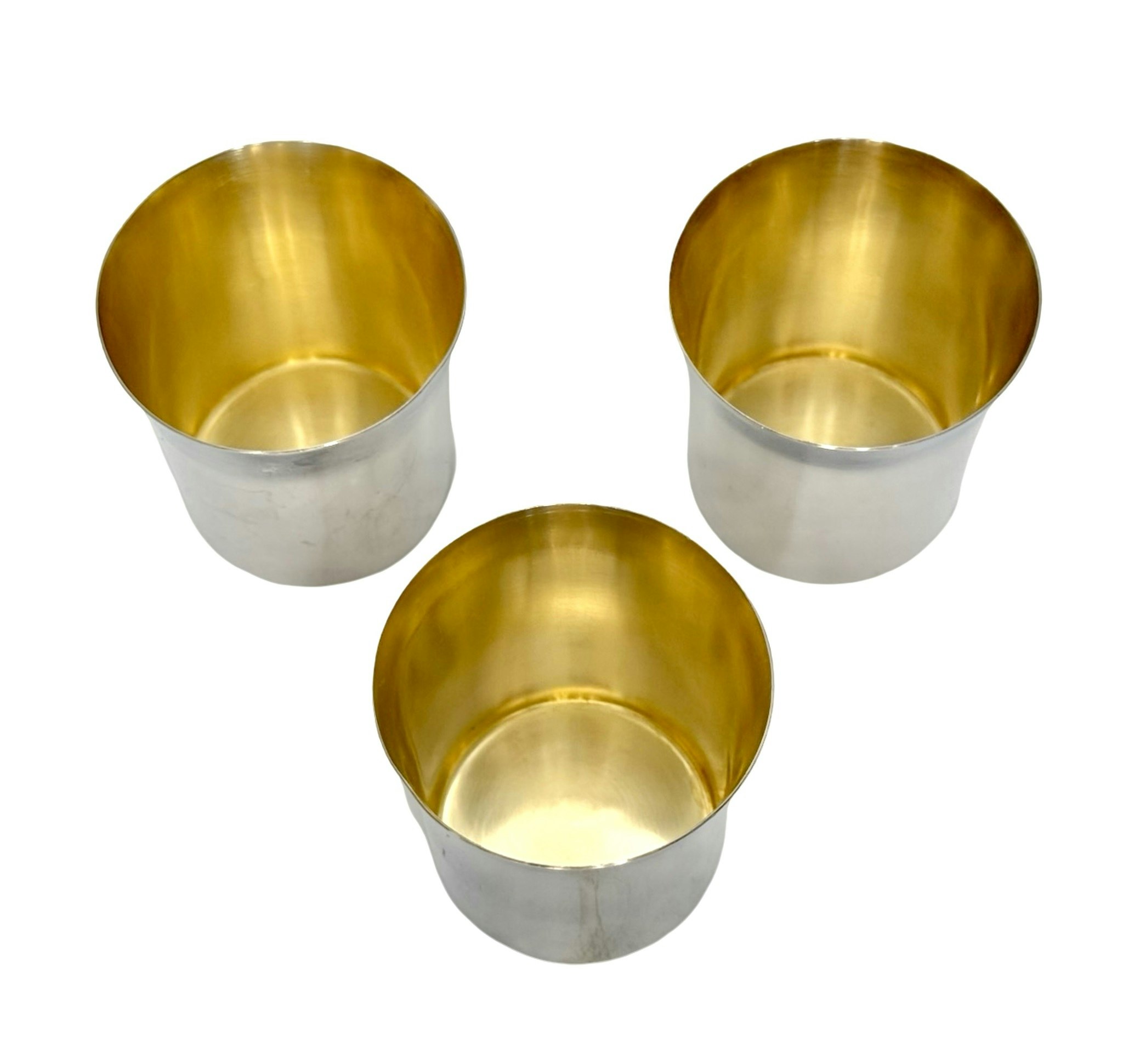 GAB, 3 st, Supkoppar i silver