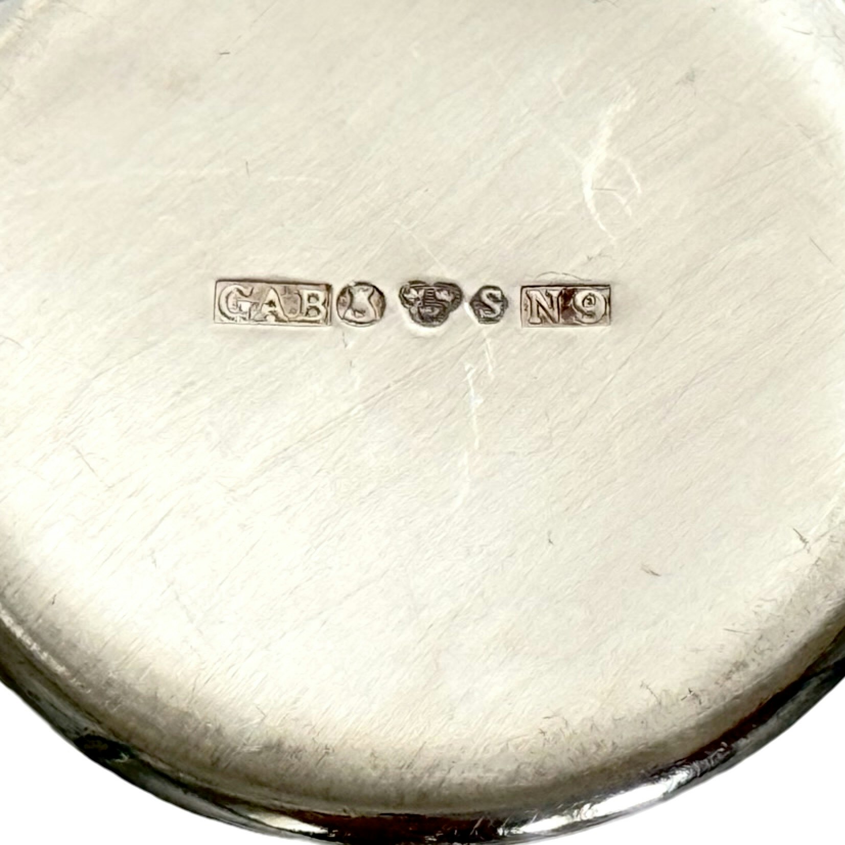 GAB, 3 st, Supkoppar i silver