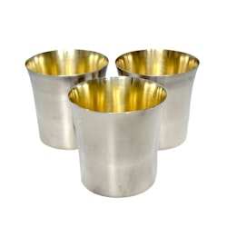 GAB, 3 st, Supkoppar i silver