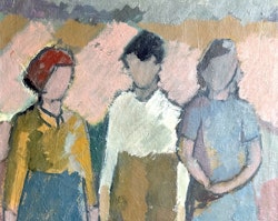 Sven Gillgren ( Sverige 1889-1966). Oljemålning på duk