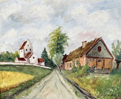 D. Jönsson, Oljemålning på duk, Signerad