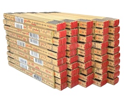 50 pcs, HULTAFORS 559-2-10 Measuring stick, Wood 2 meters, Unused