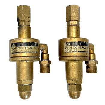 11 st, AGA Plus Control 101 Argon med servicekopplingar m.m.