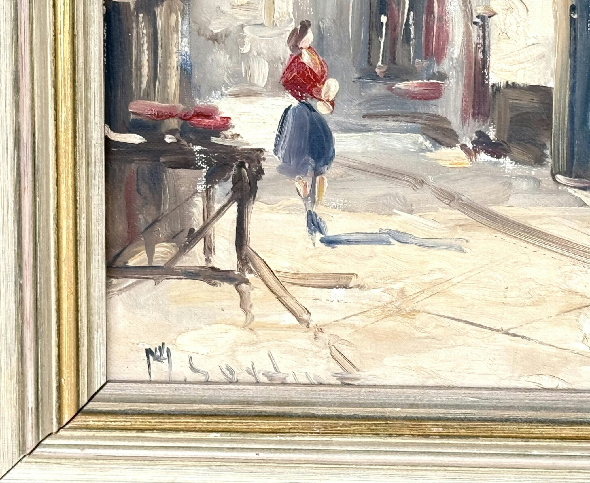 Michel Soutine (1941-1986). Paris motiv, Oljemålning på duk, signerad