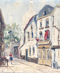 Michel Soutine (1941-1986). Paris motiv, Oljemålning på duk, signerad