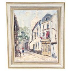 Michel Soutine (1941-1986). Paris motiv, Oljemålning på duk, signerad