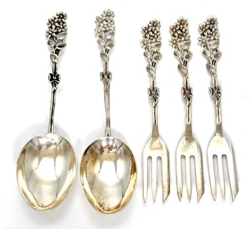 GEWE Malmö Spoons & Forks hopea