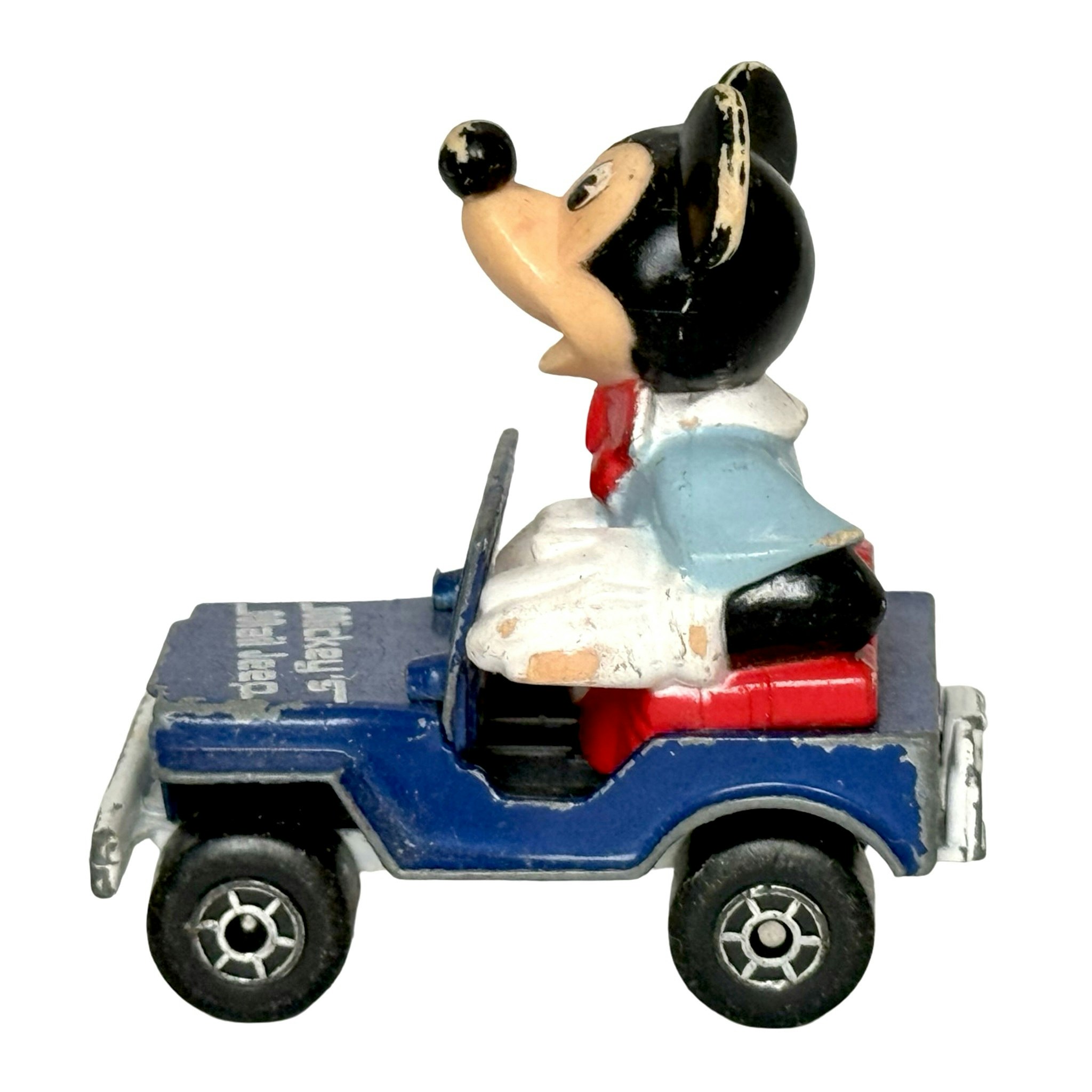5 st, Vintage 1970-tals leksaksbilar, Matchbox Lesney Disney, Mickey Mouse