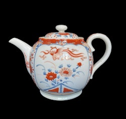 Antik Japansk Imari tekanna i porslin