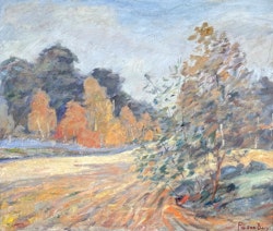 Folke Wilhelmsson Berg ( Sverige 1896-1974). Oljemålning på duk, Signerad