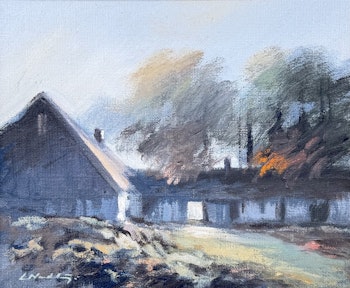 Lars Nordström (Szwecja, 1931-2001). Obraz olejny na płótnie, sygnowany