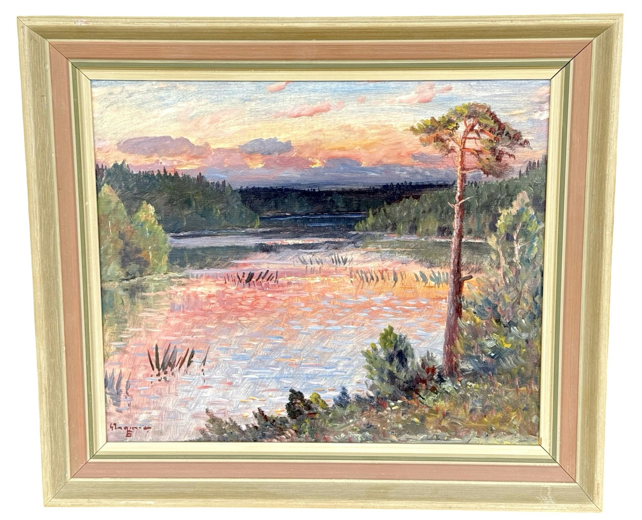 GERT INGEMAR ELISSON ( Sverige, 1928 - 2011). Oljemålning på duk, Signerad
