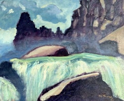 Kai Flygare, Peinture à l'huile sur panneau, Signée