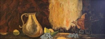 Johnny Oppenheimer (Szwecja, 1923-2005). Obraz olejny na desce, sygnowany