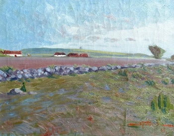 John Sjöborg (Szwecja, 1887 - 1964). Obraz olejny na płótnie, sygnowany
