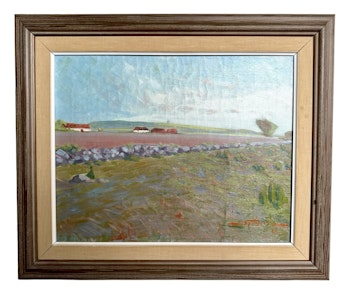 John Sjöborg (Szwecja, 1887 - 1964). Obraz olejny na płótnie, sygnowany