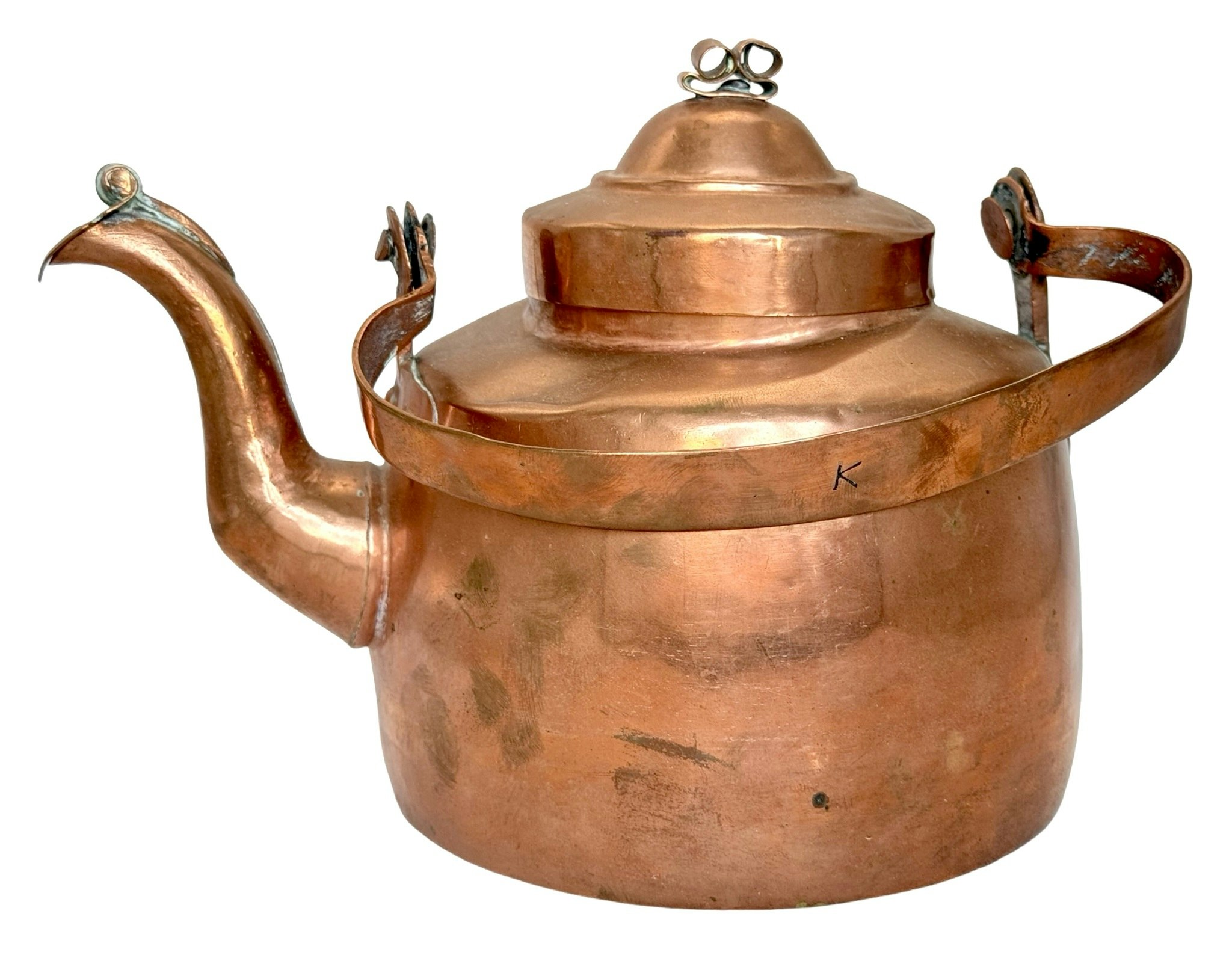 Antik tekannor Kaffekannor koppar