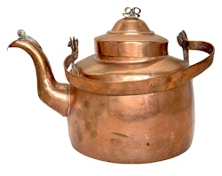 Antik tekannor Kaffekannor koppar