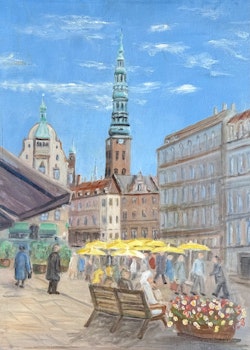 John Andersson, Obraz olejny na płótnie, Podpisany