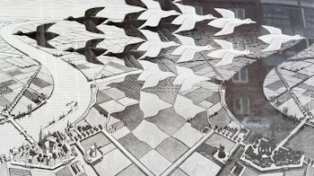 Maurits Cornelis Escher (Nederländerna, 1898-1972) Gammalt tryck 1970