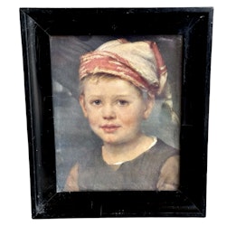 Portret Hansela w ramie autorstwa Ferdinanda Schaussa
