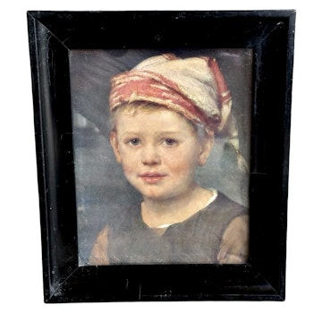 Portret Hansela w ramie autorstwa Ferdinanda Schaussa