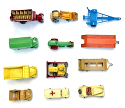 12 st, Matchbox Lesney, Leksaksbilar samlarbilar, England