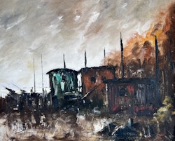 ARNE JOHANSSON, Oljemålning på duk, Signerad