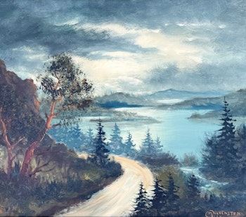 JACK ULVENSTEN (Sverige 1911-1982). Oljemålning på duk, Signerad