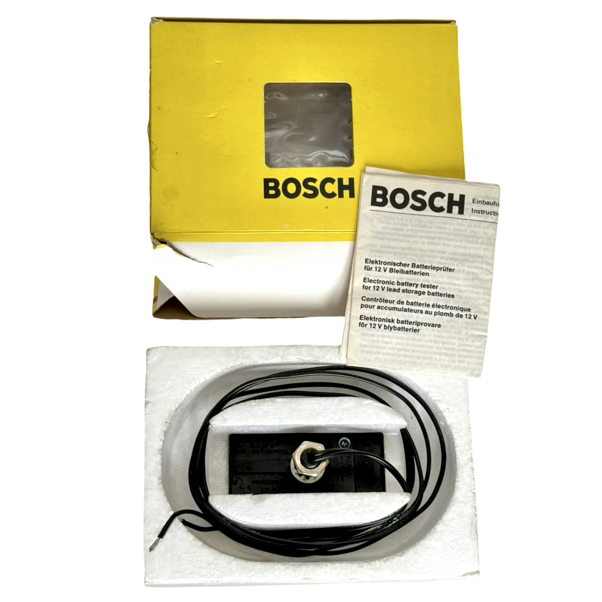 Bosch elektronik batteri testare 12v