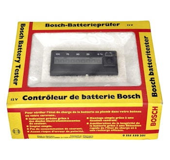 Bosch elektronik batteri testare 12v