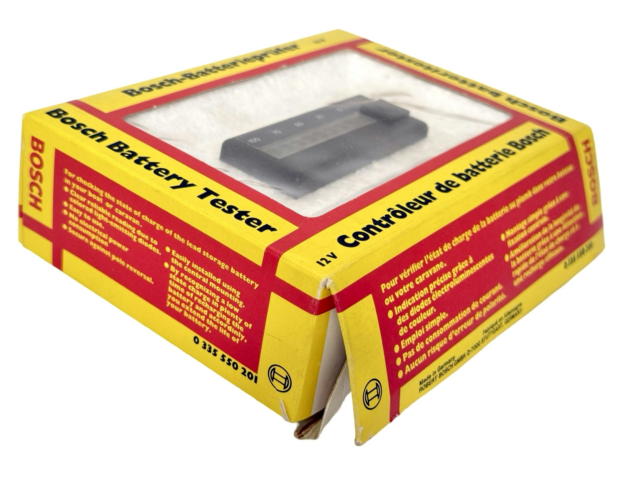 Bosch elektronik batteri testare 12v