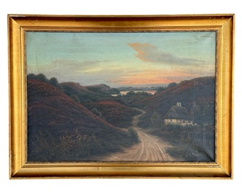 Viggo Christian Hansen (Dania, 1884-1963). Obraz olejny na płótnie, sygnowany
