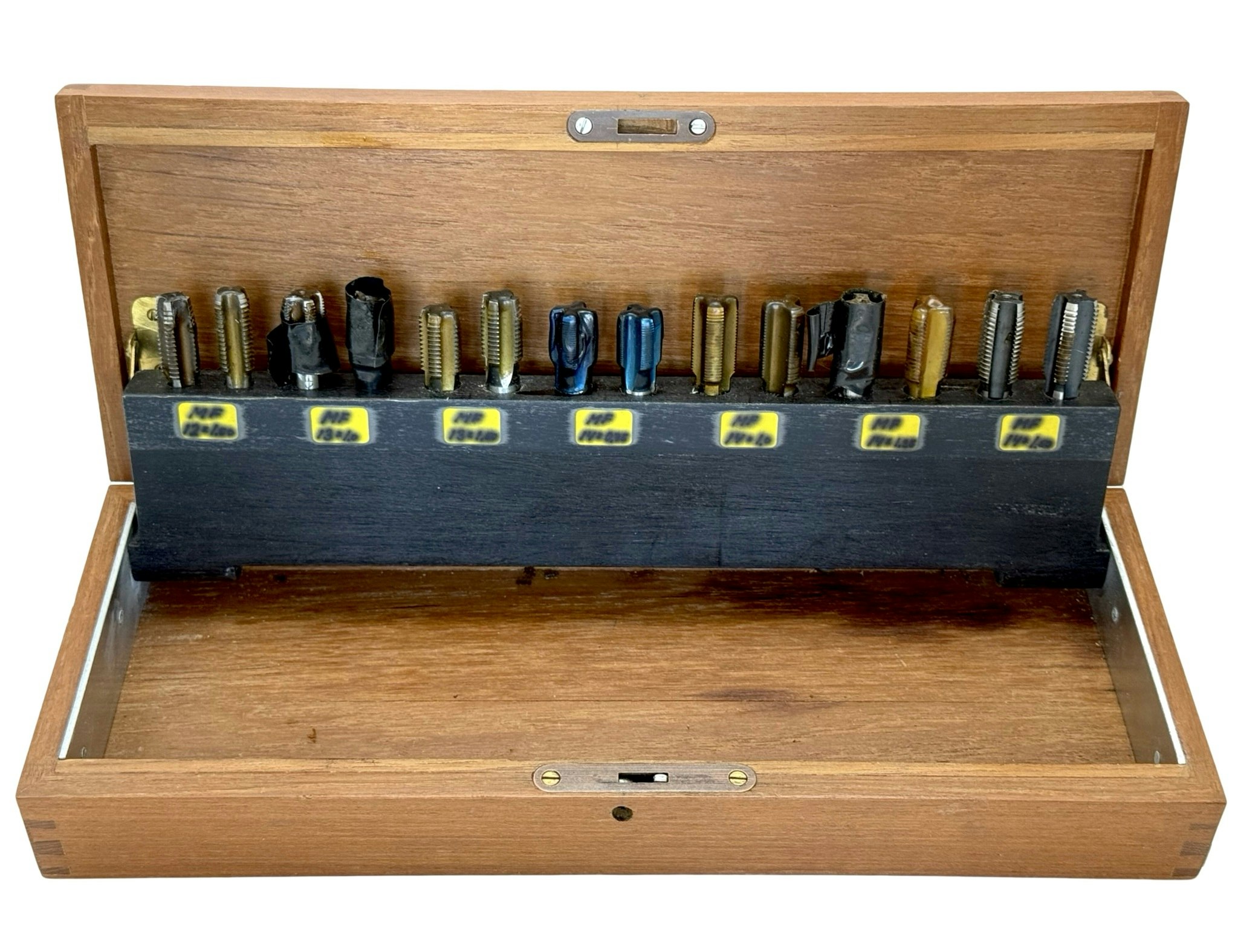 6 lådor, Gängtappar, UNC, UNF, Whitworth, Millimeter, Millimeter fin-1 och fin-2, SKF - Sweden