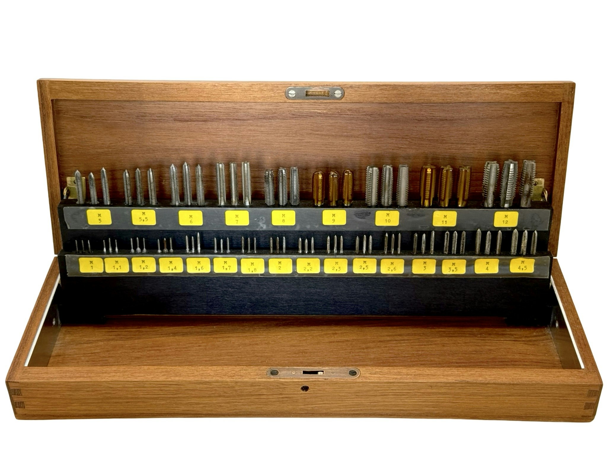 6 lådor, Gängtappar, UNC, UNF, Whitworth, Millimeter, Millimeter fin-1 och fin-2, SKF - Sweden