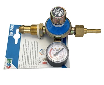 CFH Propanregulator med tryckmätare 1-4 bar/DR 280