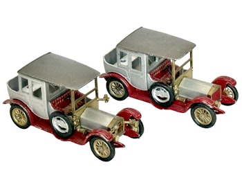 4 kpl, Matchbox, Lesney, Yesteryearin mallit, Englanti